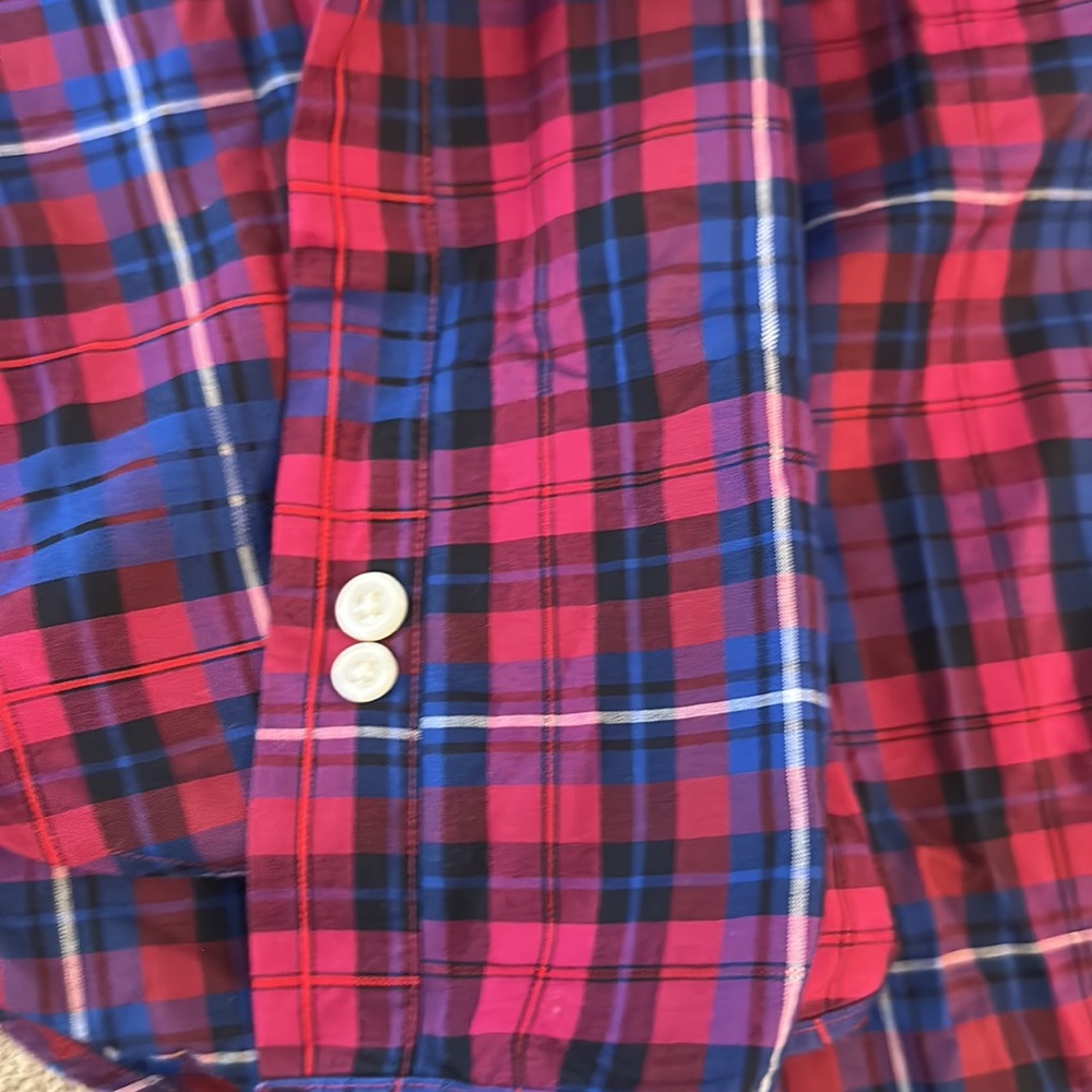 Daniel Cremieux Collection Multi Color Plaid Chec… - image 4